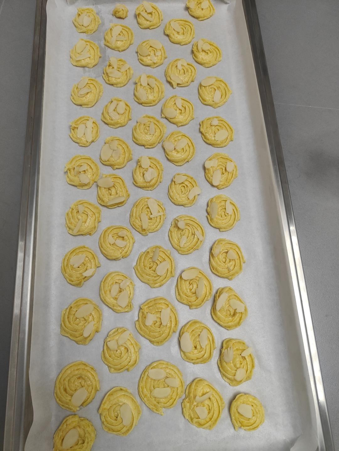 超立体花纹杏仁曲奇饼干