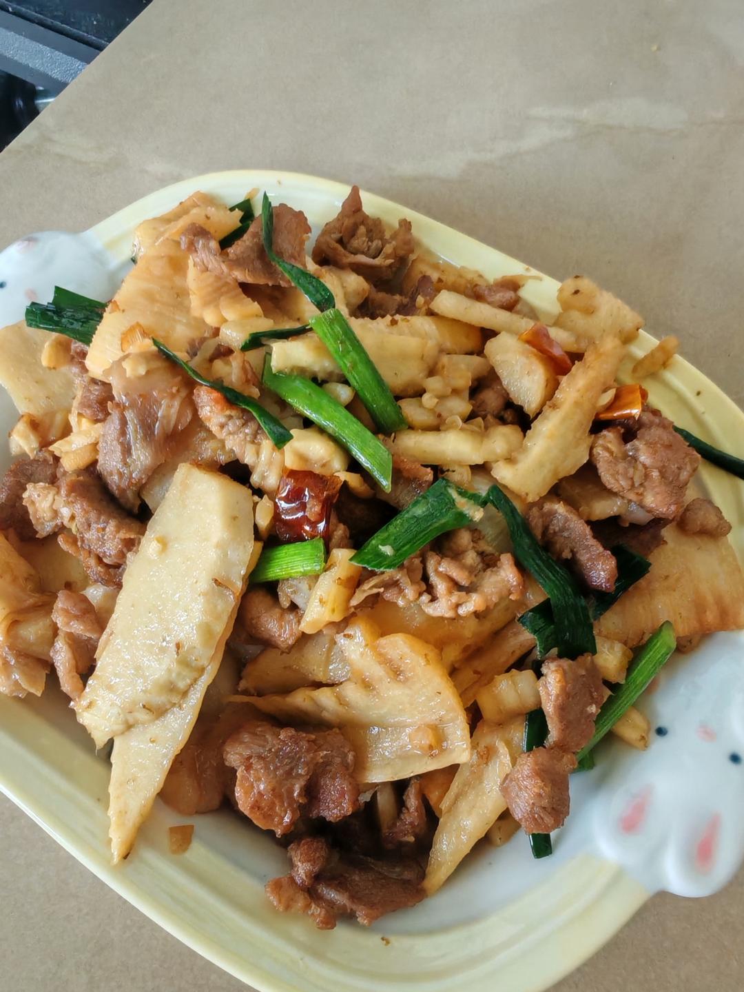 春天的味道—鲜竹笋炒肉