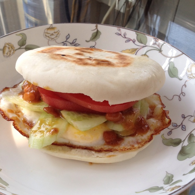 简易中式汉堡的全部作品