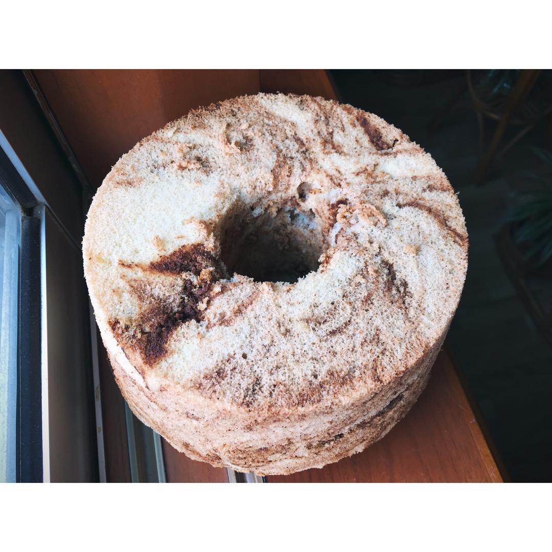 超q润黑糖肉桂戚风（17cm中空模）