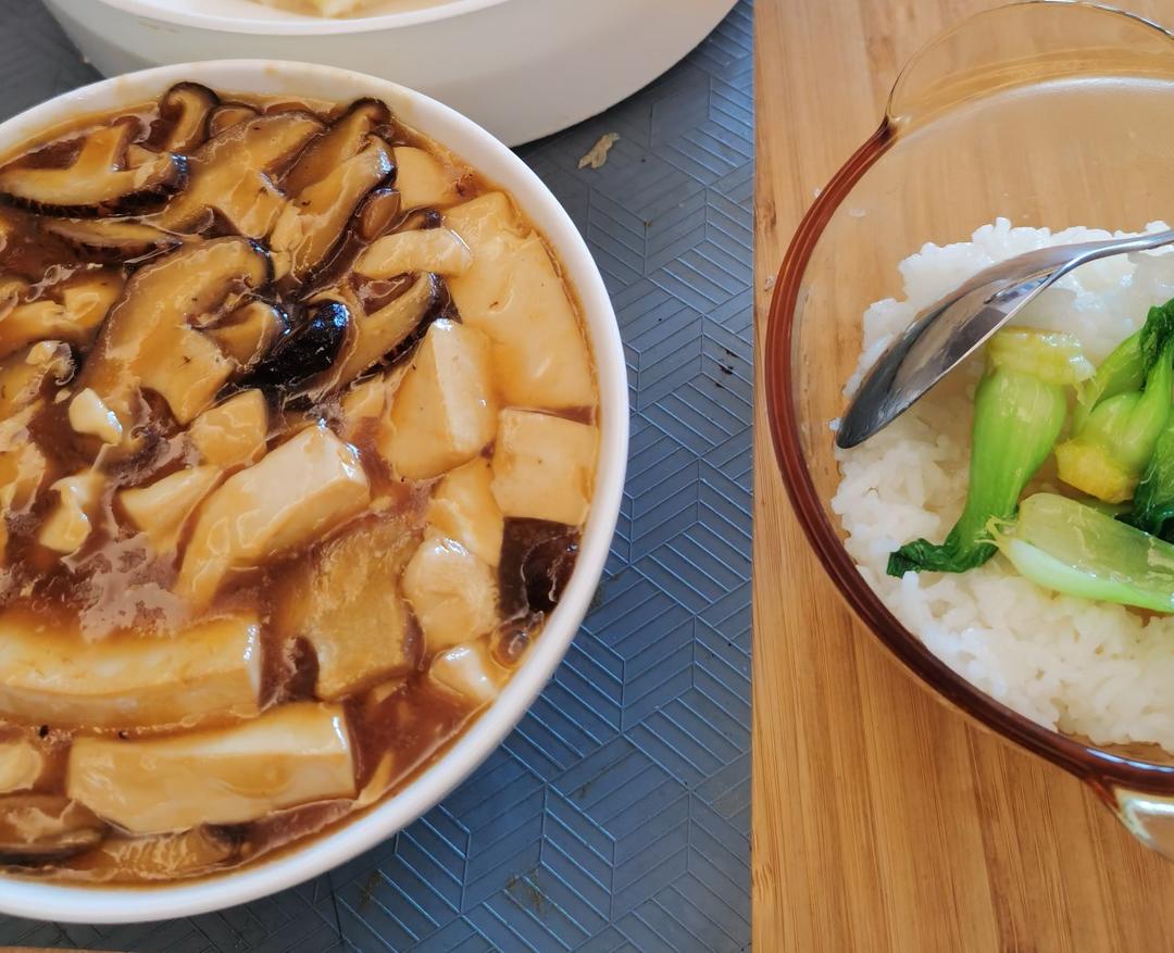 超简单还减脂 香菇烧豆腐