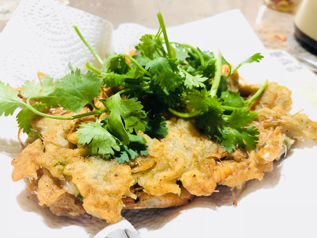 炸虾饼（江虾版）