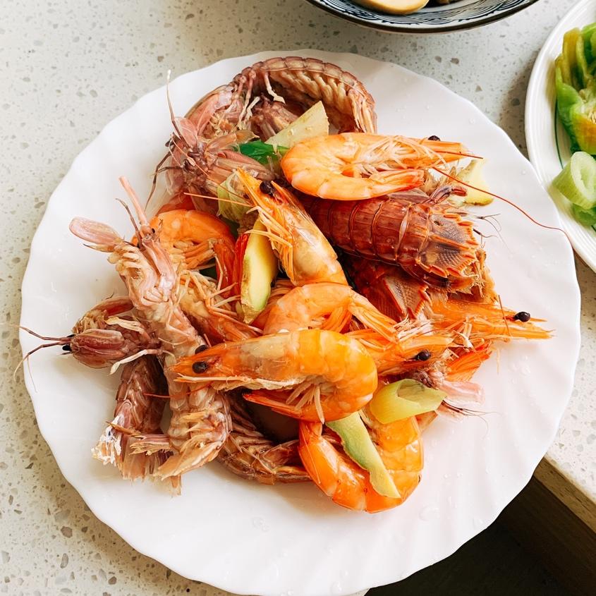 清蒸皮皮虾