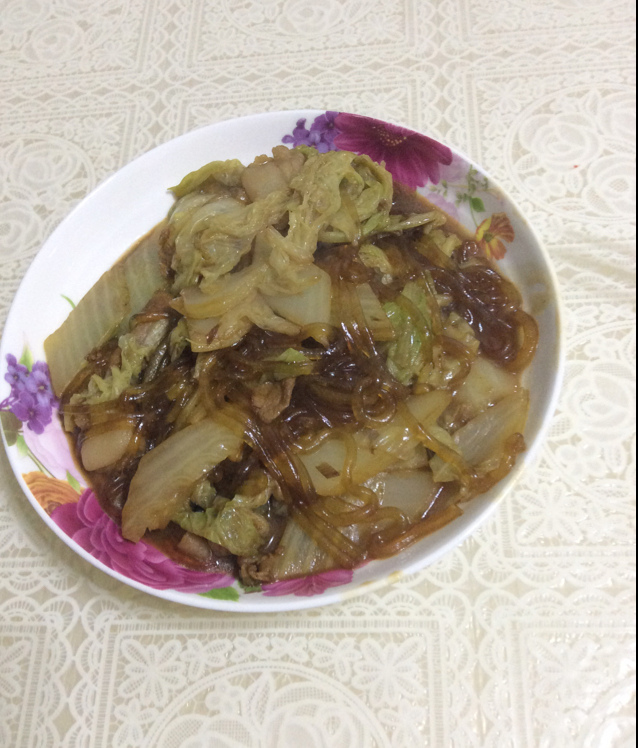 猪肉白菜炖粉条