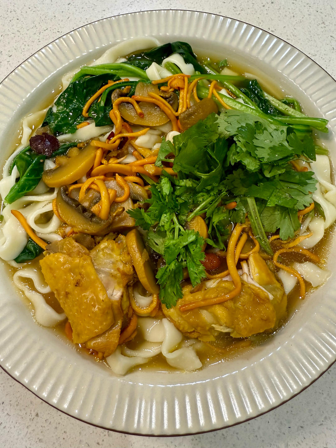 随意版咸鸡汁汤面