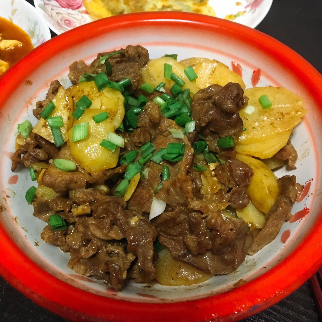 土豆炒牛肉