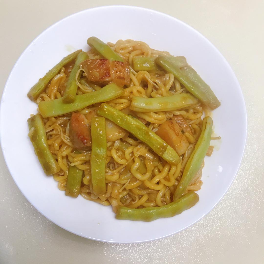 简单好做的 家常芸豆焖面