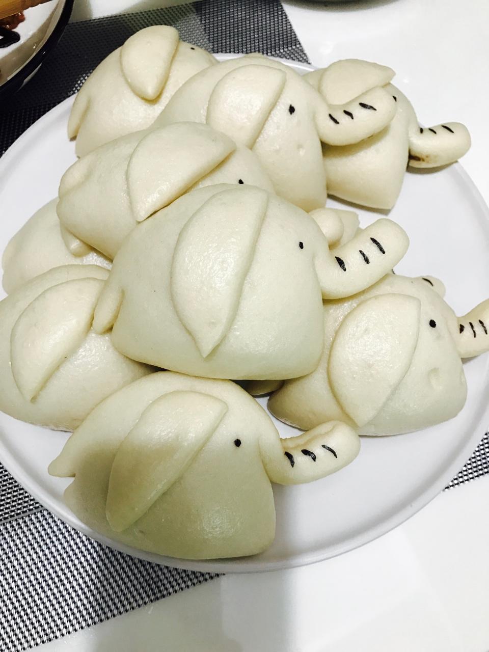 小象蜜豆包-小兔子热狗包
