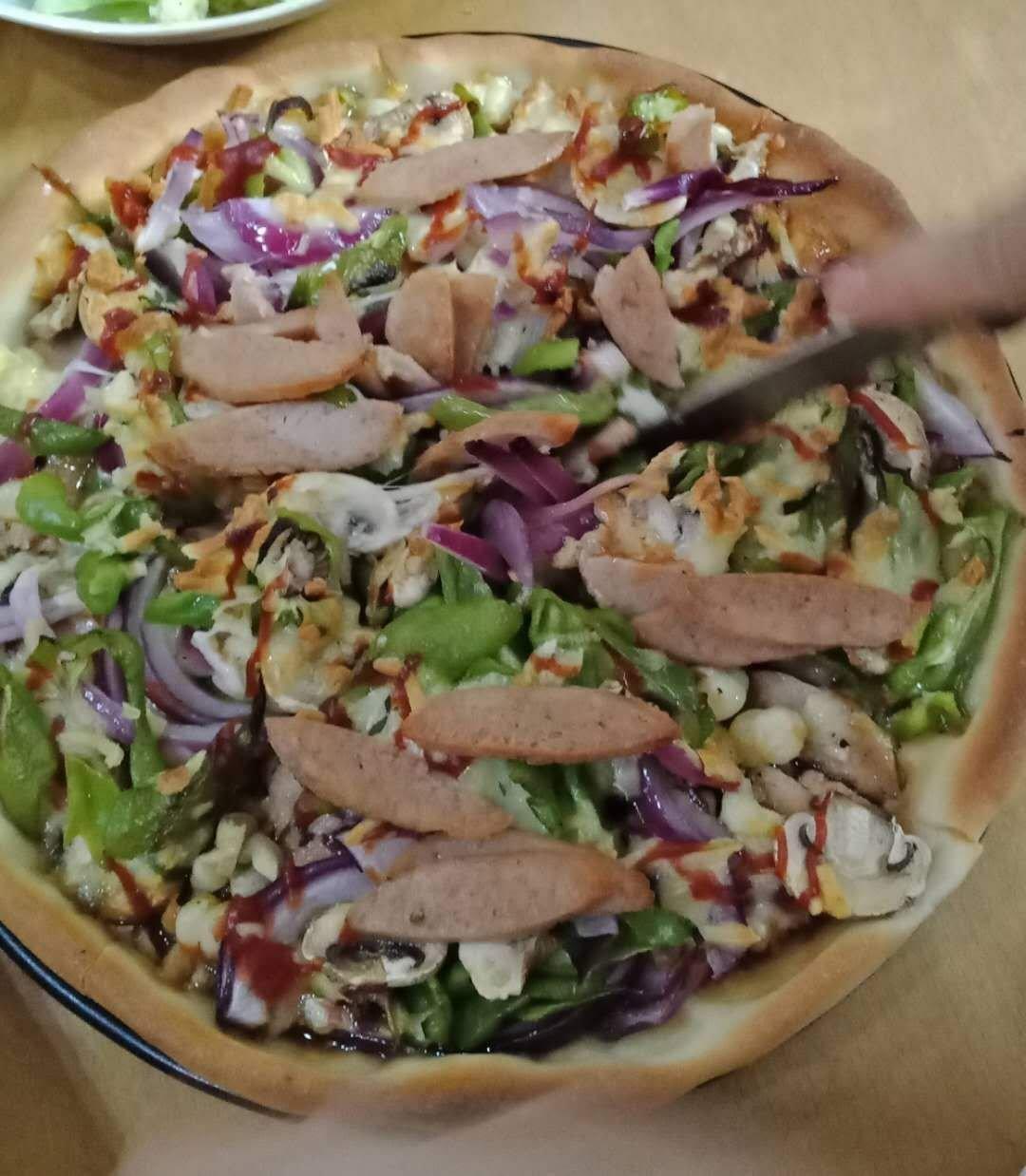 自制pizza  百做无误的饼皮哦