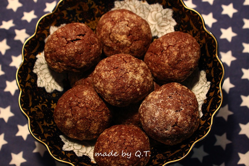 巧克力裂纹曲奇