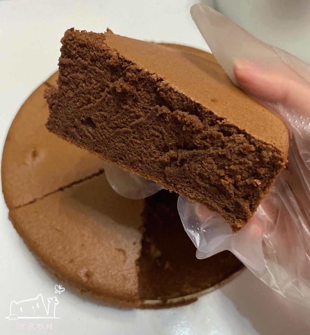 可可戚风蛋糕（6寸8寸）