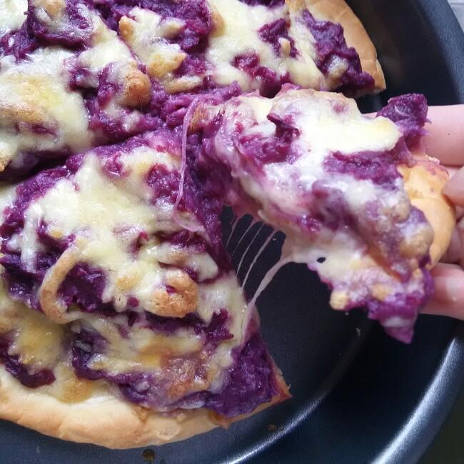 紫薯披萨（简易版）的做法