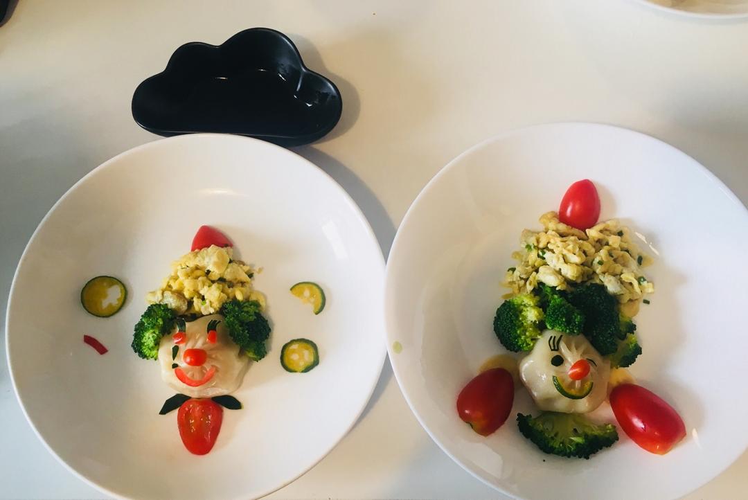 小丑趣味早餐