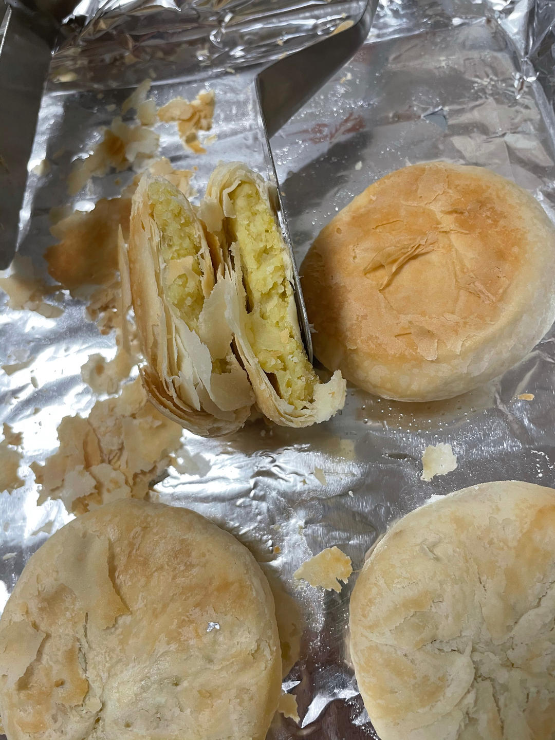 解锁老字号酥皮绿豆饼，一次就成功，我飘了!