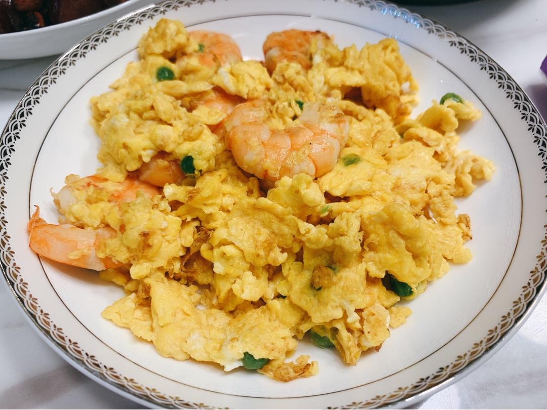低脂豌豆虾仁滑蛋