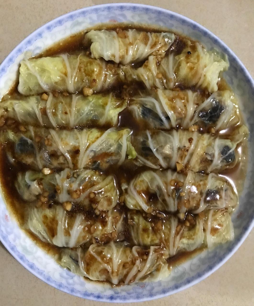 肉酿白菜卷