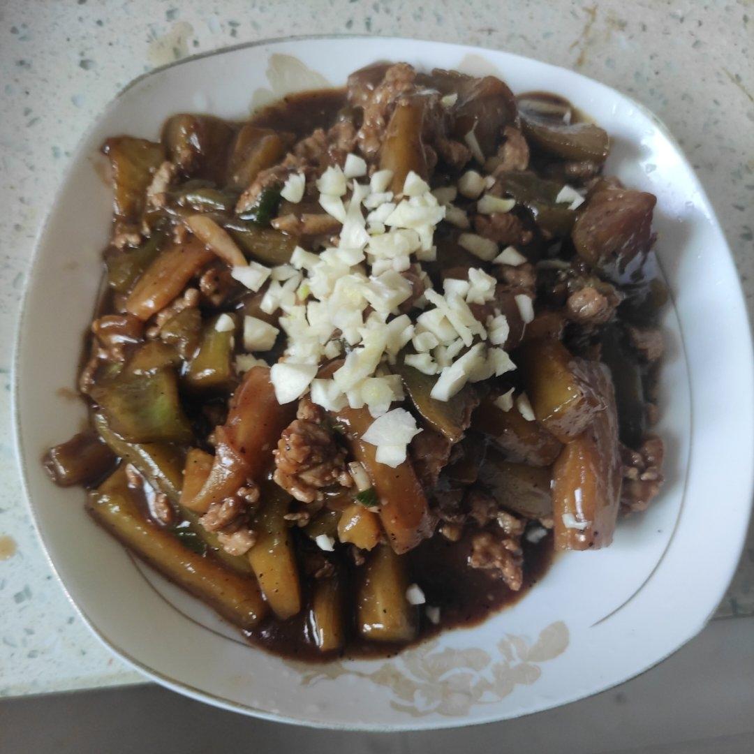 超级下饭酱香味肉末茄子