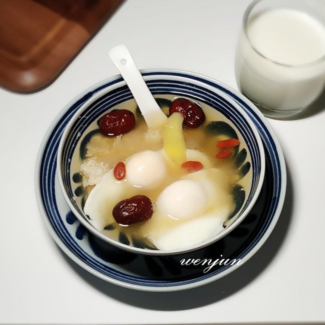 【营养月子餐】红糖酒酿鸡蛋-补气血