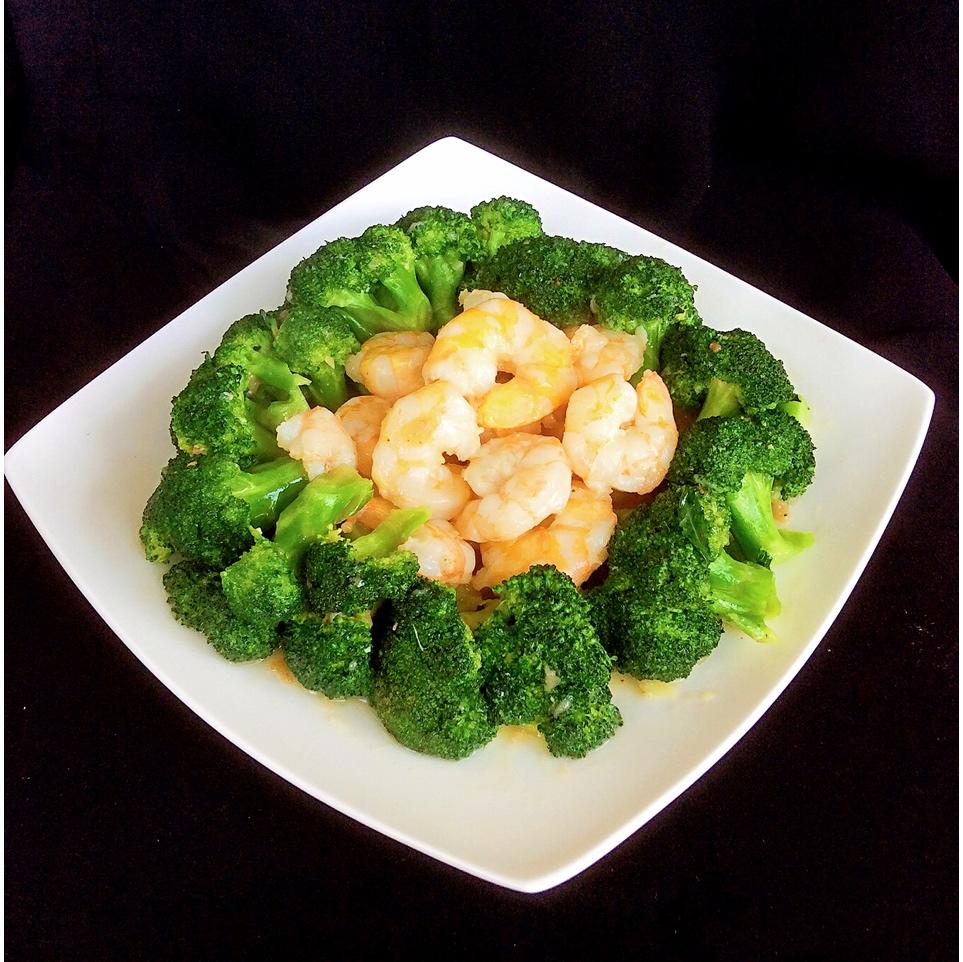 婉跃儿做的西兰花炒虾仁