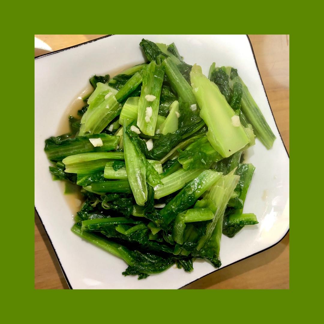 清炒油麦菜