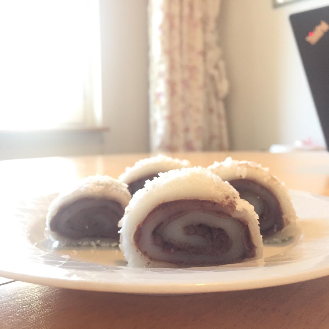 豆沙糯米卷