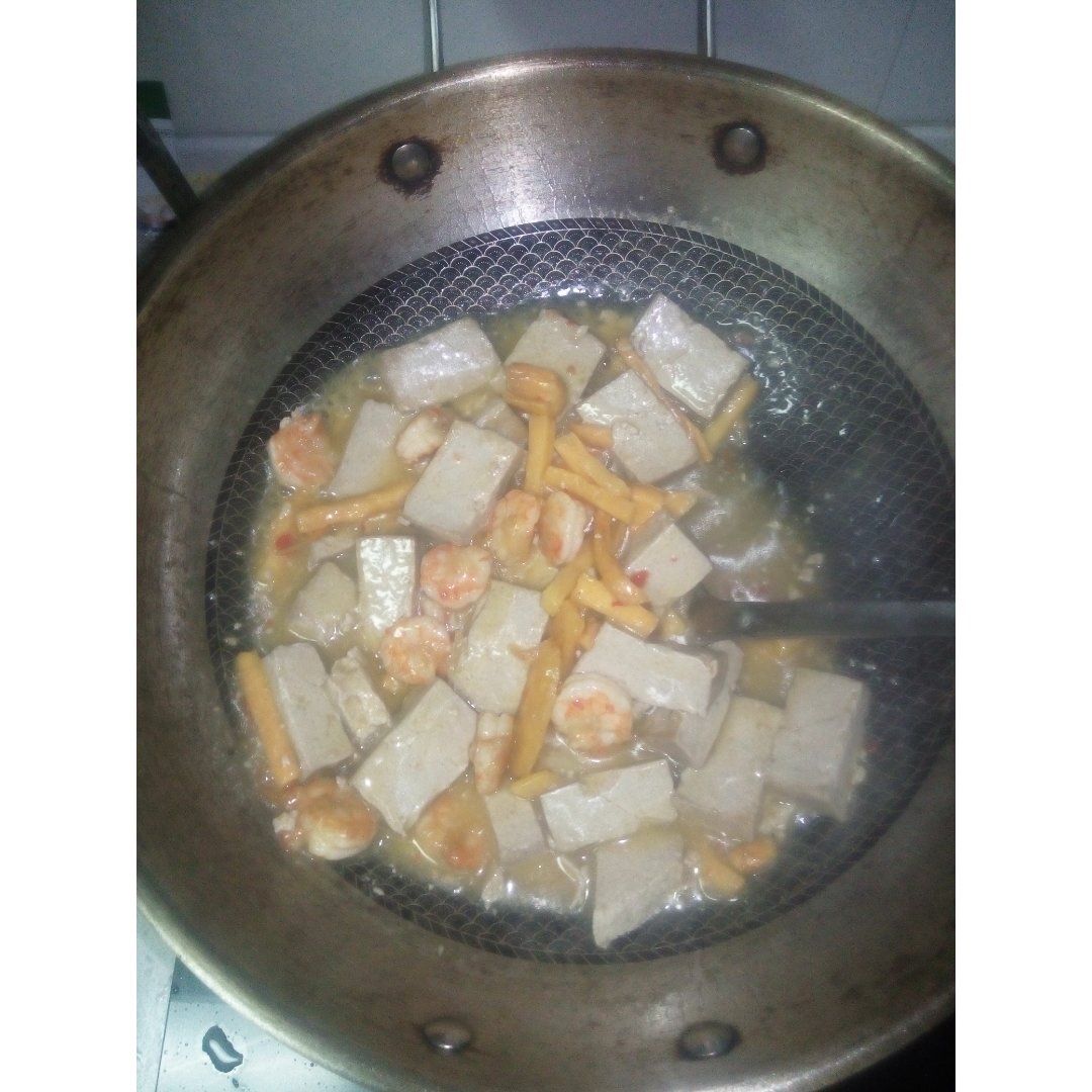 虾仁豆腐煲