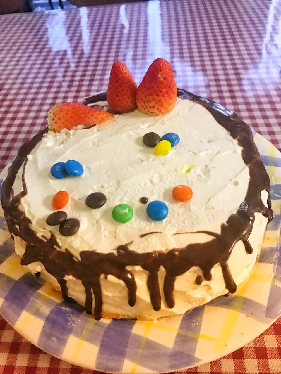 安安生日蛋糕之淋面蛋糕