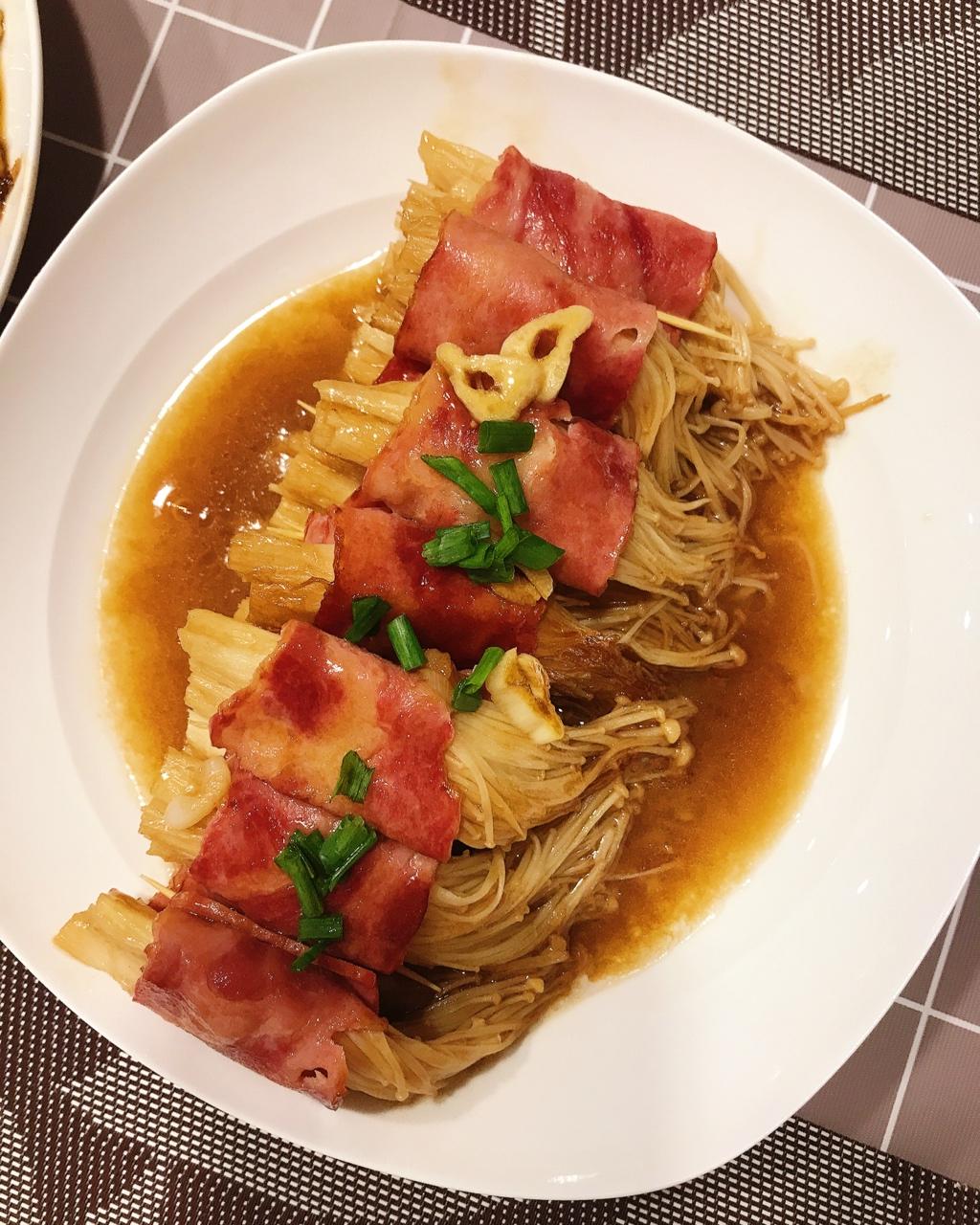 金针菇培根卷