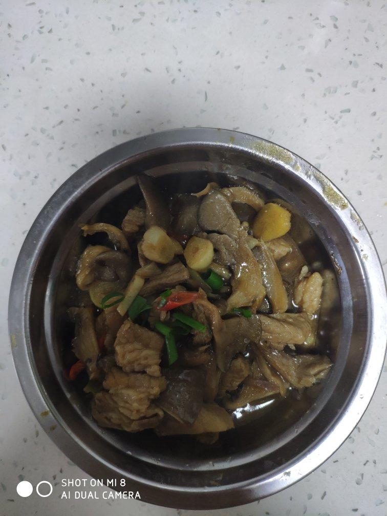家常平菇炒肉