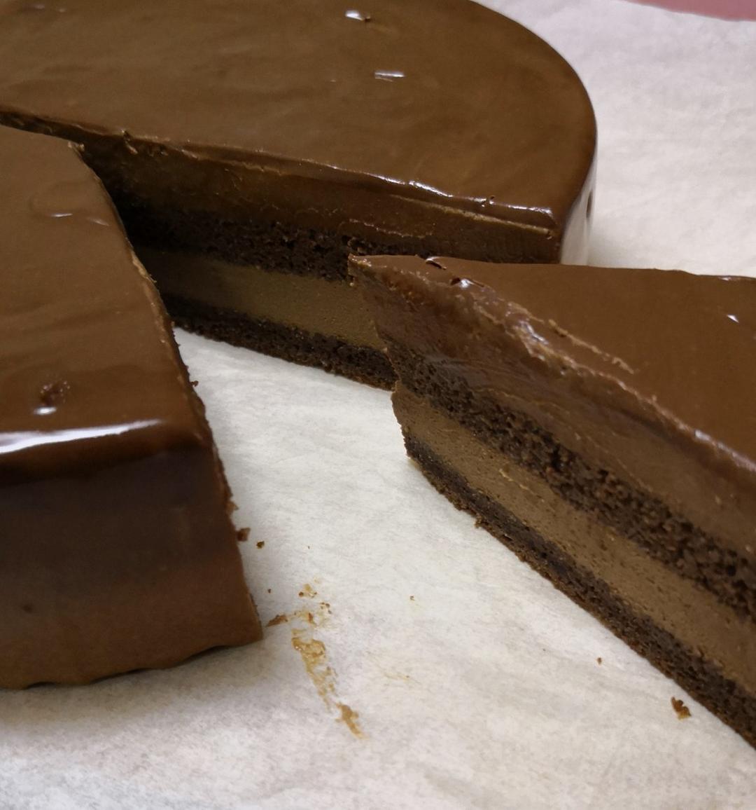 巧克力方形慕斯蛋糕