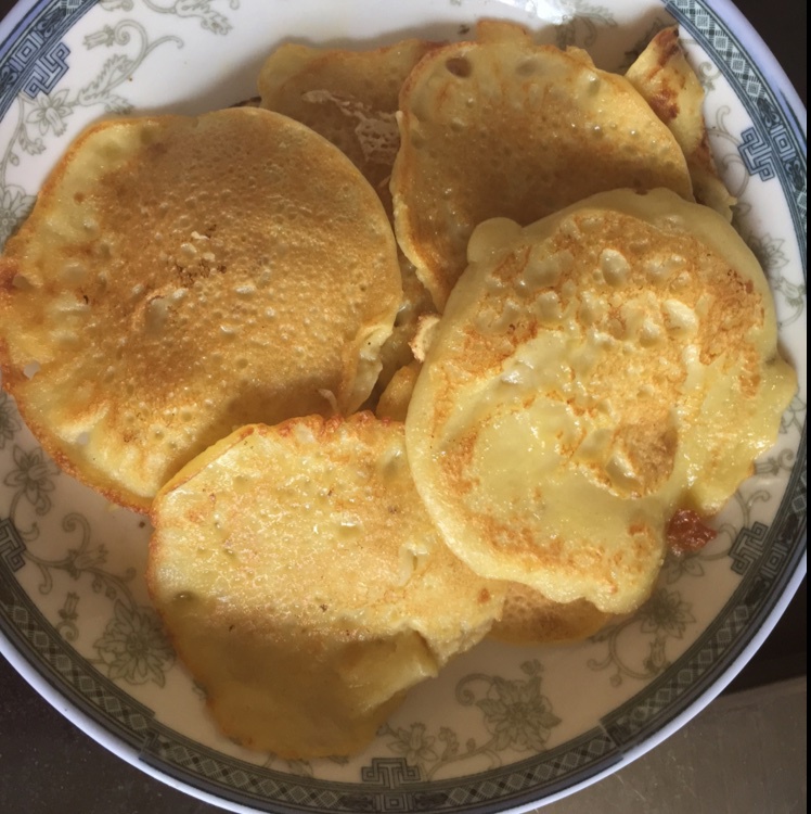 香蕉牛奶小煎饼