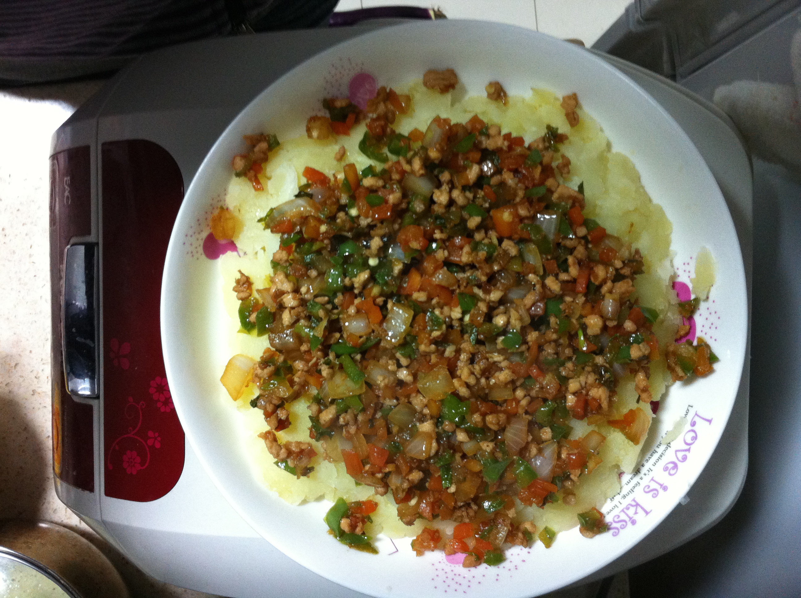 孜然香辣土豆泥