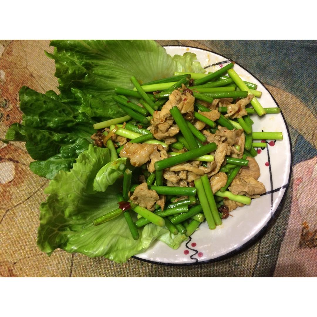蒜薹炒肉丝