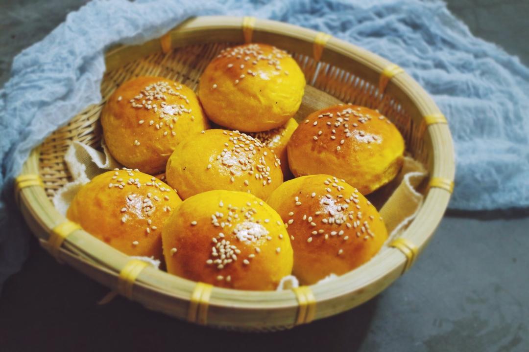 南瓜小餐包（一次发酵）
