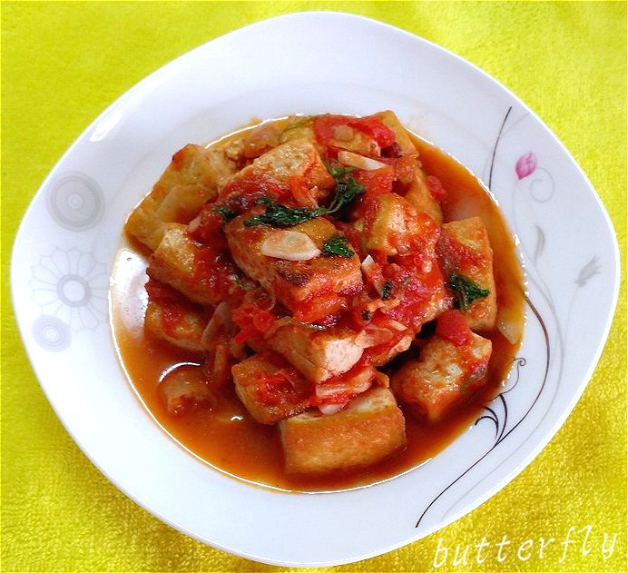 番茄豆腐