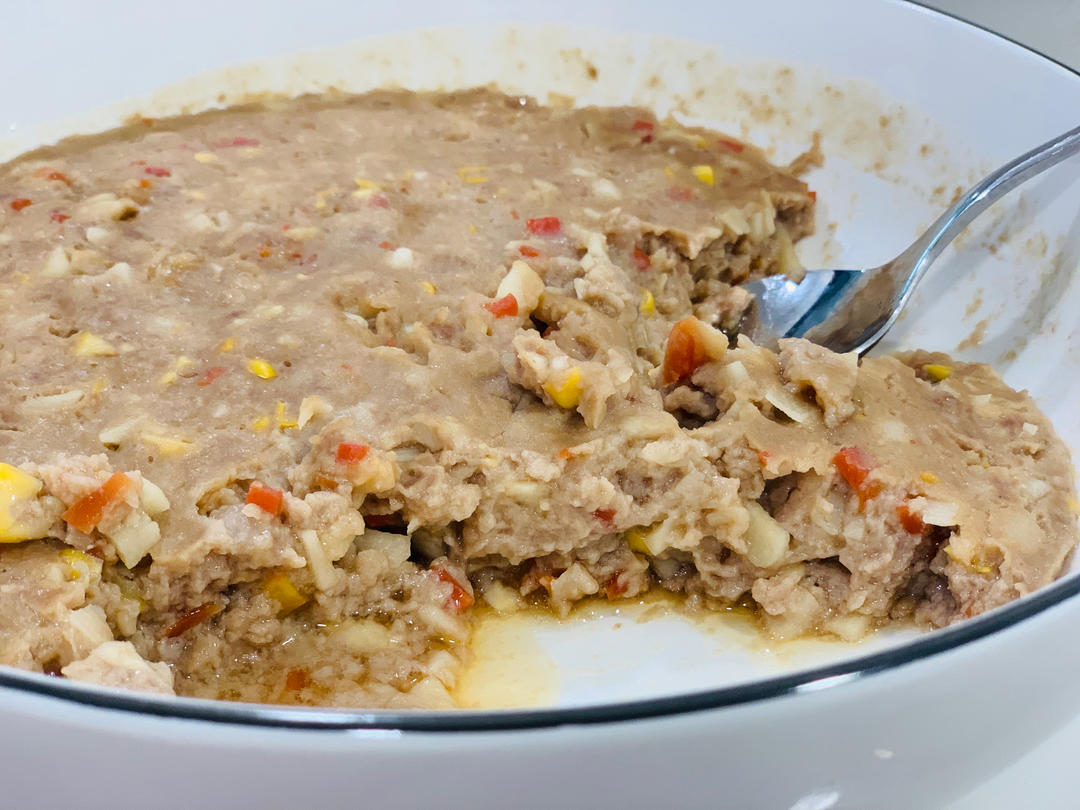 孩子爱吃的蒸肉饼