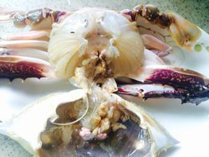 #在舟山#——葱油梭子蟹的做法 步骤2