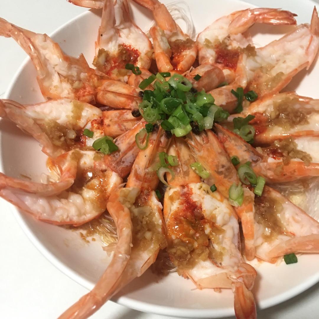蒜蓉粉丝蒸虾