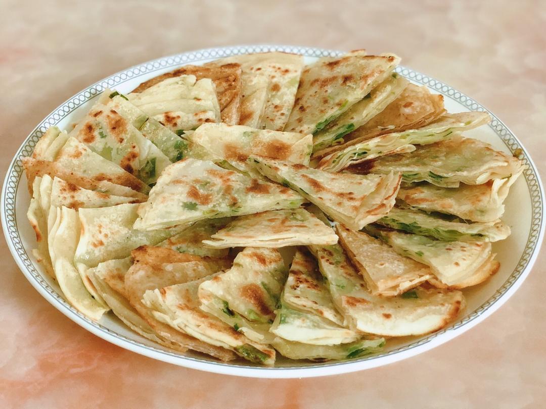 饺子皮葱油饼
