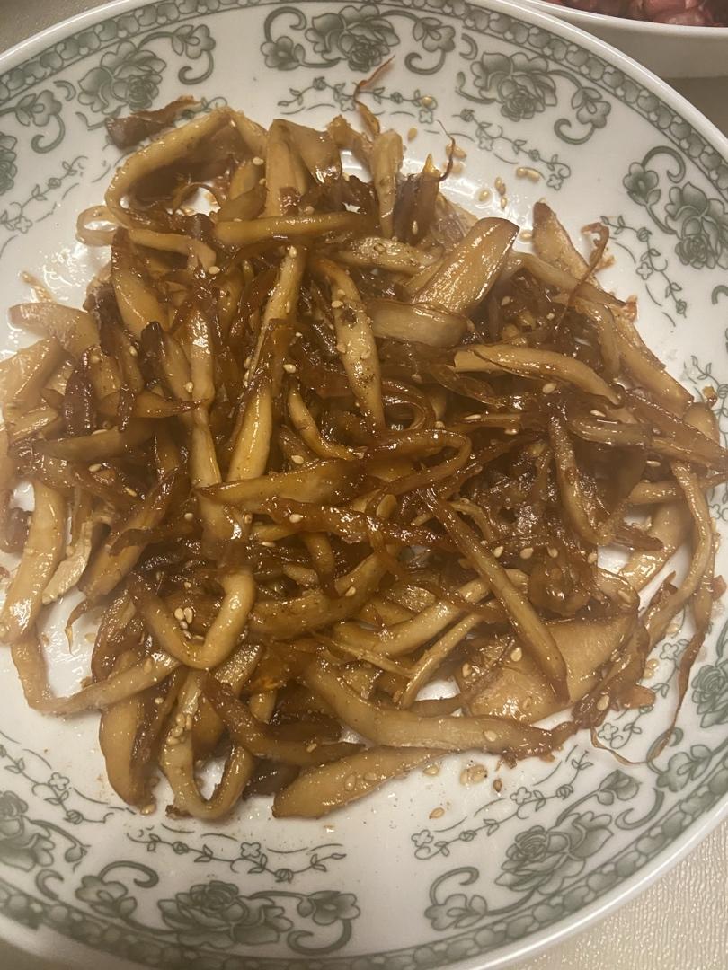 干煸手撕杏鲍菇