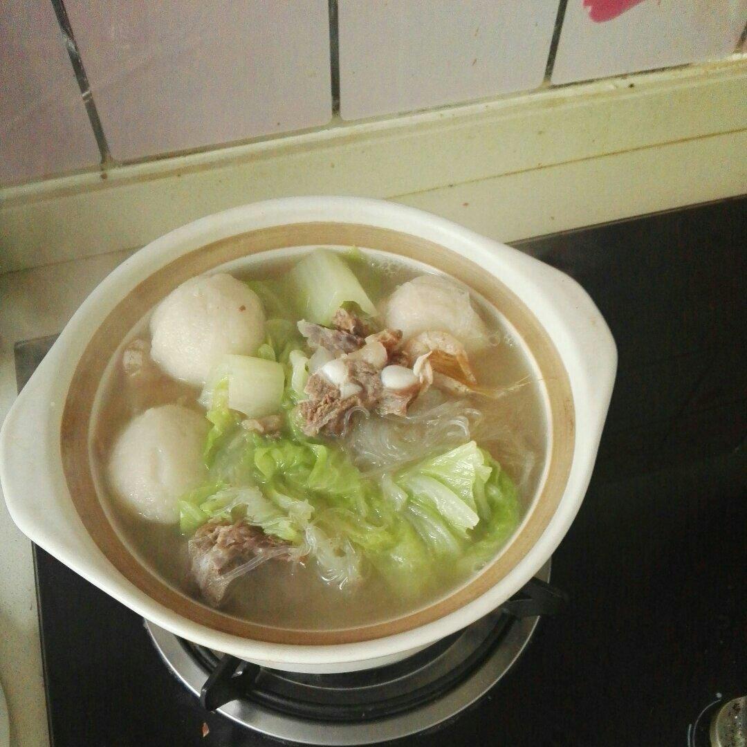 小白菜炖排骨