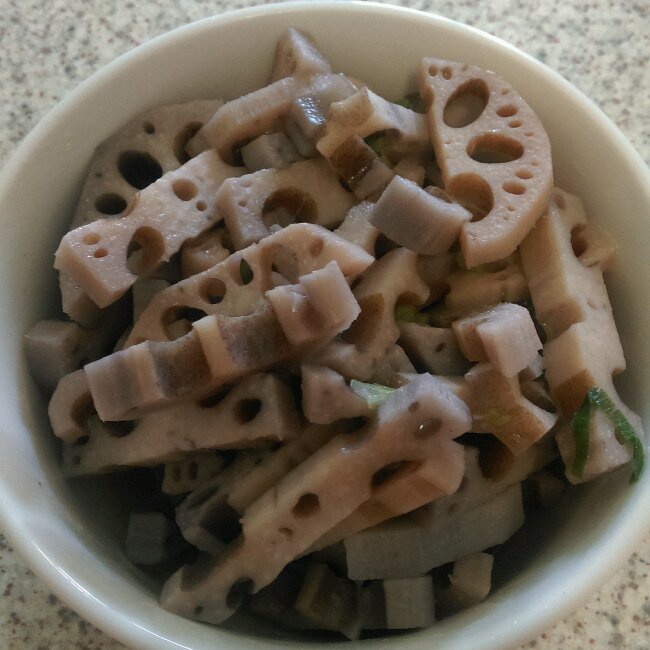 清炒藕片