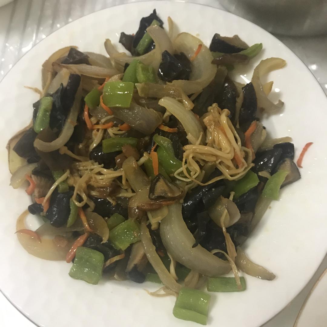 金针菇黑木耳