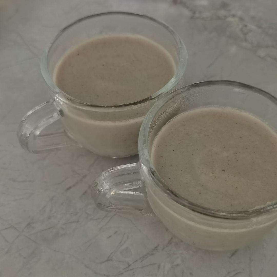 低卡小甜品！黑芝麻豆乳奶冻