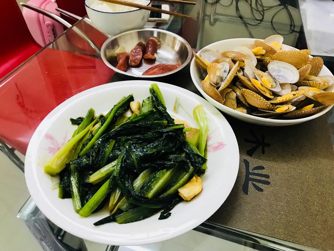 清炒油麦菜