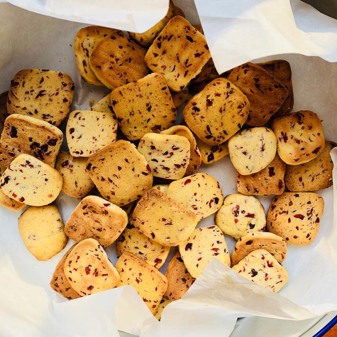 低糖少油版蔓越莓饼干