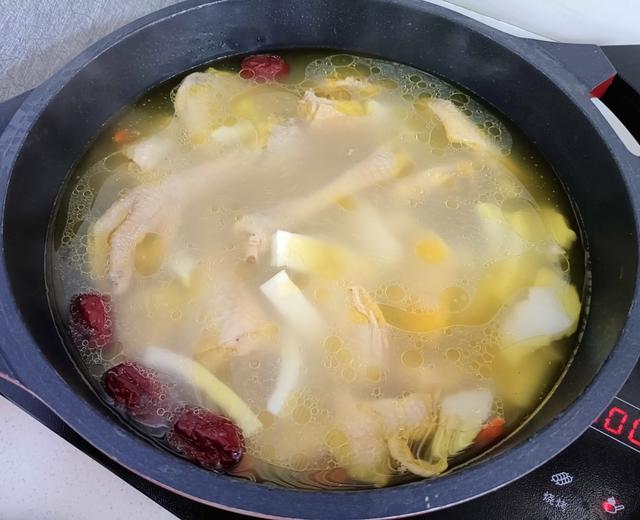 好喝的椰子鸡汤（无盐无鸡精）的做法