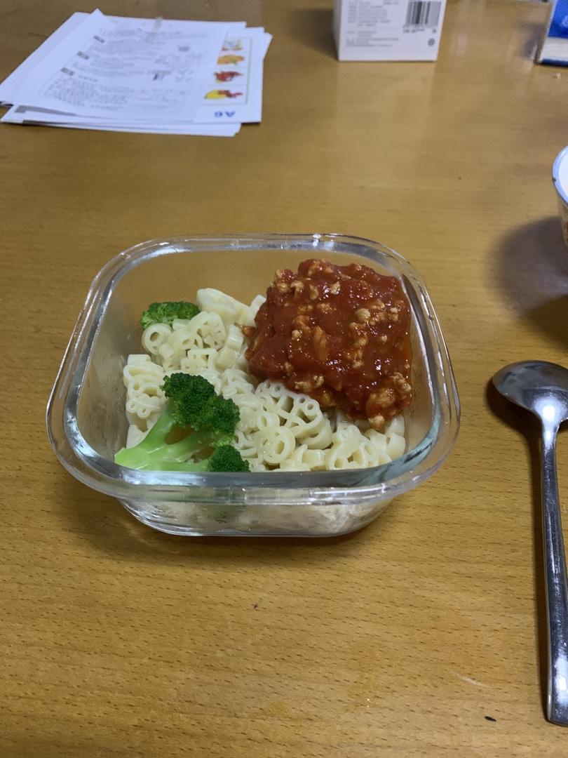 （完胜必胜客的）番茄肉酱意大利面～