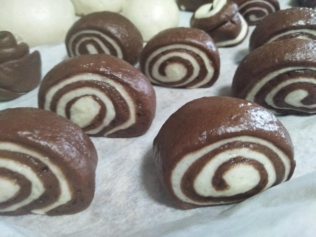 双色馒头（花朵馒头）