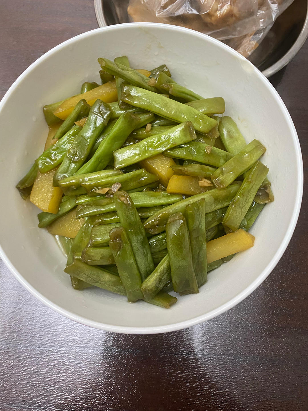 豆角炖土豆极简版💜